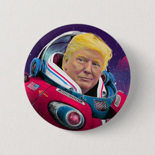 StarCommandant hoofd Ronde Button 5,7 Cm