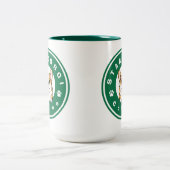 StarCorgi Coffee Tweekleurige Koffiemok (Center)