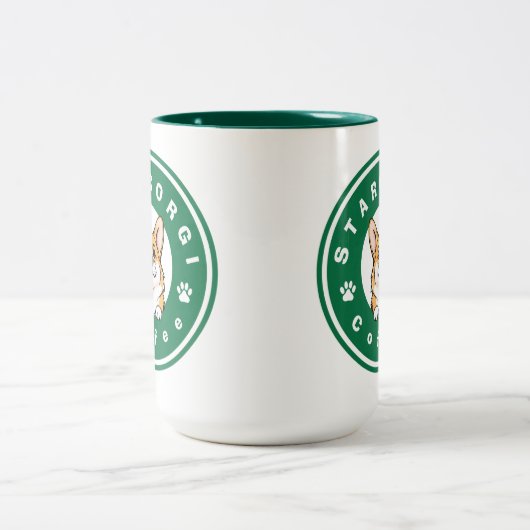 StarCorgi Coffee Tweekleurige Koffiemok (Center)