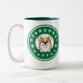 StarCorgi Coffee Tweekleurige Koffiemok (Links)