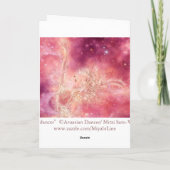 Stardancer-Wenskaart Kaart (Achterkant)