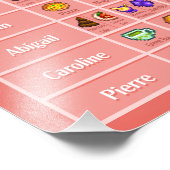 Stardew Character's Loves tabel 3 Poster Afdrukken (Hoek)