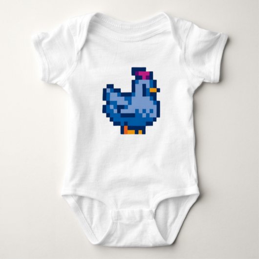 Stardew Valley Blue Chicken Romper (Voorkant)
