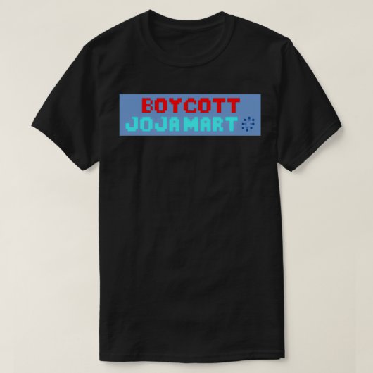 Stardew valley Boycott JojaMart T-shirt (Design voorkant)