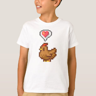 Stardew Valley Happy Brown Chicken T-shirt