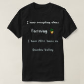 Stardew Valley, ik weet alles over landbouw T-shirt (Design voorkant)