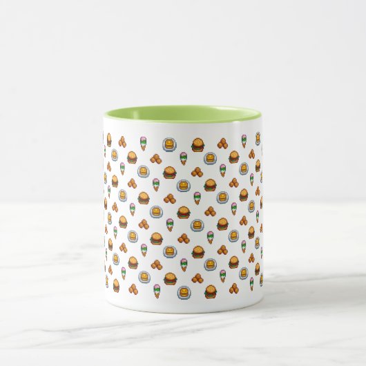 Stardew Valley patroon snacks burger ijs Mok (Midden)