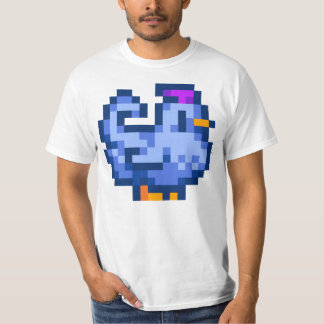 Stardew Valley Shane&x27;s Blue Chicken Sticker &a T-shirt