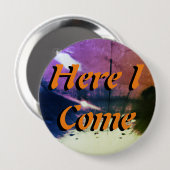Stardom Lichten Ronde Button 4,0 Cm (Voorkant /achterkant)
