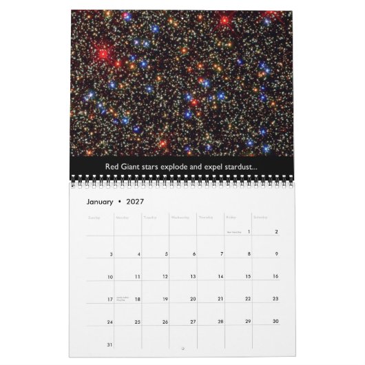 Stardust aan Stardust 2012 Kalender (Jan 2027)