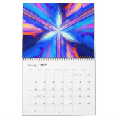 Stardust Abstracte kunst van de sterren Kalender (Jan 2027)