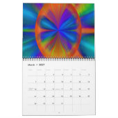 Stardust Abstracte kunst van de sterren Kalender (Mar 2027)