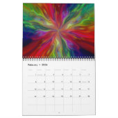 Stardust Abstracte kunst van de sterren Kalender (Feb 2026)