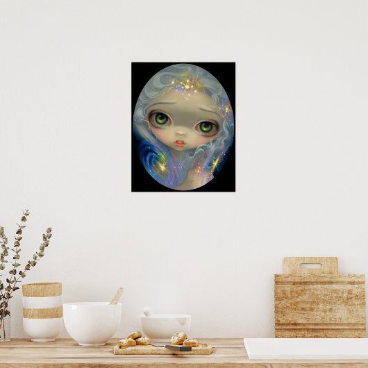 Stardust Angel ART PRINT grote ogen (Keuken)