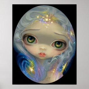 Stardust Angel ART PRINT grote ogen