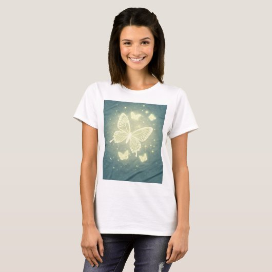 Stardust Butterflies T-shirt (Voorkant volledig)