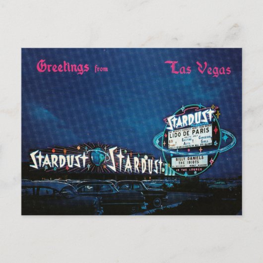 Stardust Casino  Las Vegas Neon Briefkaart (Voorkant)