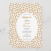 Stardust Celestial Magical Boho Gold Baby shower Kaart (Voorkant / Achterkant)