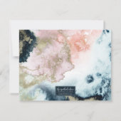 Stardust Elegance gepersonaliseerde briefpapier Notitiekaartje (Achterkant)