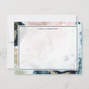 Stardust Elegance gepersonaliseerde briefpapier Notitiekaartje