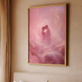 Stardust Embrace – Romantic Cosmic design Poster