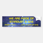 STARDUST EN GAS BUMPERSTICKER (Voorkant)