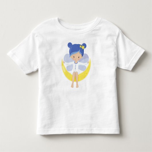Stardust Fairy, boordevol op de maan, stutvlies Kinder Shirts (Voorkant)