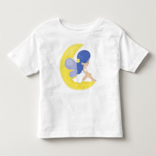 Stardust Fairy, luchtbelletje, vliegend op de maan Kinder Shirts (Voorkant)