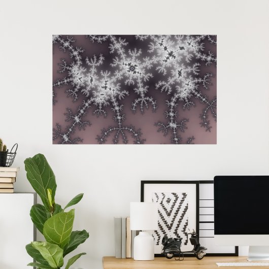 Stardust - Fractal Poster (Thuiskantoor)