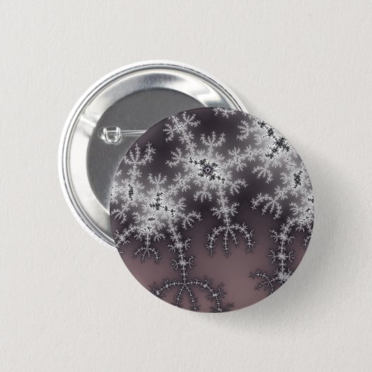 StarDust - Fractal Ronde Button 5,7 Cm (Voorkant /achterkant)