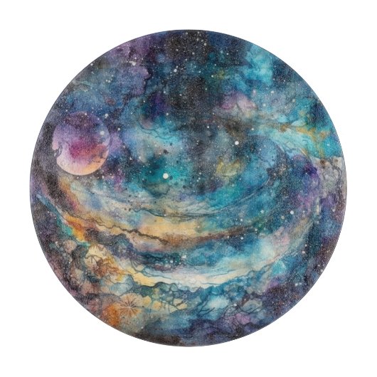 Stardust Galaxy Snijplank (Voorkant)