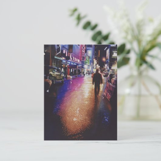 "Stardust" Het schilderen van de Waterverf van de  Briefkaart (Staand voorkant)