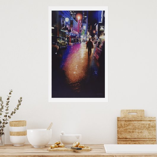 "Stardust" Het schilderen van de Waterverf van de  Poster (Keuken)