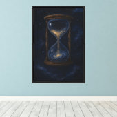 Stardust Hourglass Canvas Afdruk (Insitu (Houten vloer))