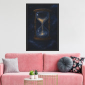 Stardust Hourglass Canvas Afdruk (Insitu (Woonkamer))