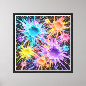 Stardust-kraters Canvas Afdruk (Voorkant)