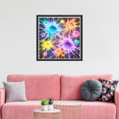 Stardust-kraters Canvas Afdruk (Insitu (Woonkamer))