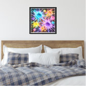 Stardust-kraters Canvas Afdruk (Insitu (Slaapkamer))
