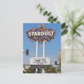 Stardust Las Vegas Marquee Briefkaarten (Staand voorkant)