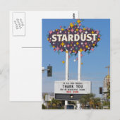 Stardust Las Vegas Marquee Briefkaarten (Voorkant / Achterkant)