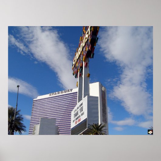 Stardust Las Vegas Poster 1 (Voorkant)