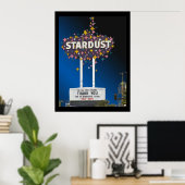 Stardust Las Vegas Vector Grafisch Poster #14 (Thuiskantoor)