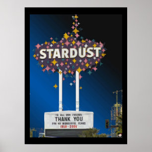 Stardust Las Vegas Vector Grafisch Poster #14