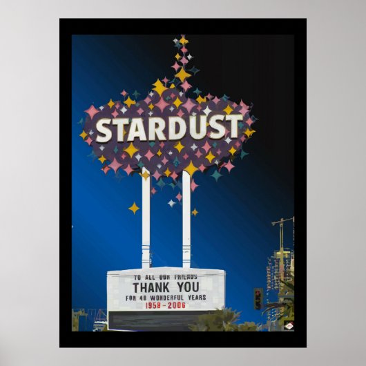 Stardust Las Vegas Vector Grafisch Poster #14 (Voorkant)