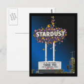 Stardust Las Vegas Vector Grafische Briefkaarten # (Voorkant / Achterkant)