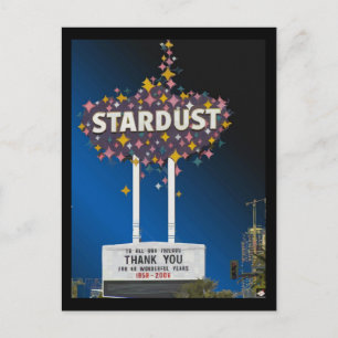 Stardust Las Vegas Vector Grafische Briefkaarten #