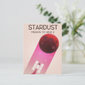 Stardust Mission to Comet Wild 2 Briefkaart (Staand voorkant)