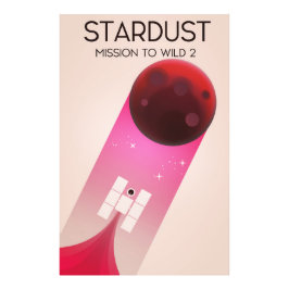 Stardust Mission to Comet Wild 2 Foto Afdruk