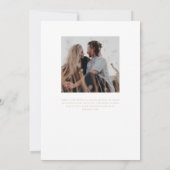 Stardust Monogram bruiloft uitnodigingen (Achterkant)