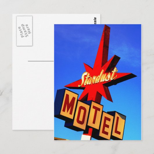 Stardust Motel Briefkaart (Voorkant / Achterkant)